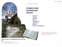 Tablet Screenshot of cripplecreekchurch.com